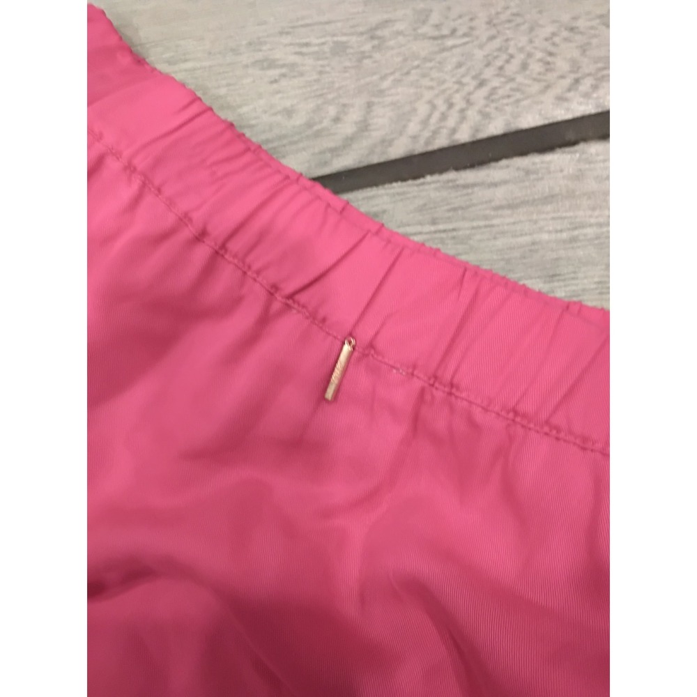 MISA Los Angeles Pink Floral Cutout Maxi Skirt Size Small Elastic Waist - Picture 7 of 7